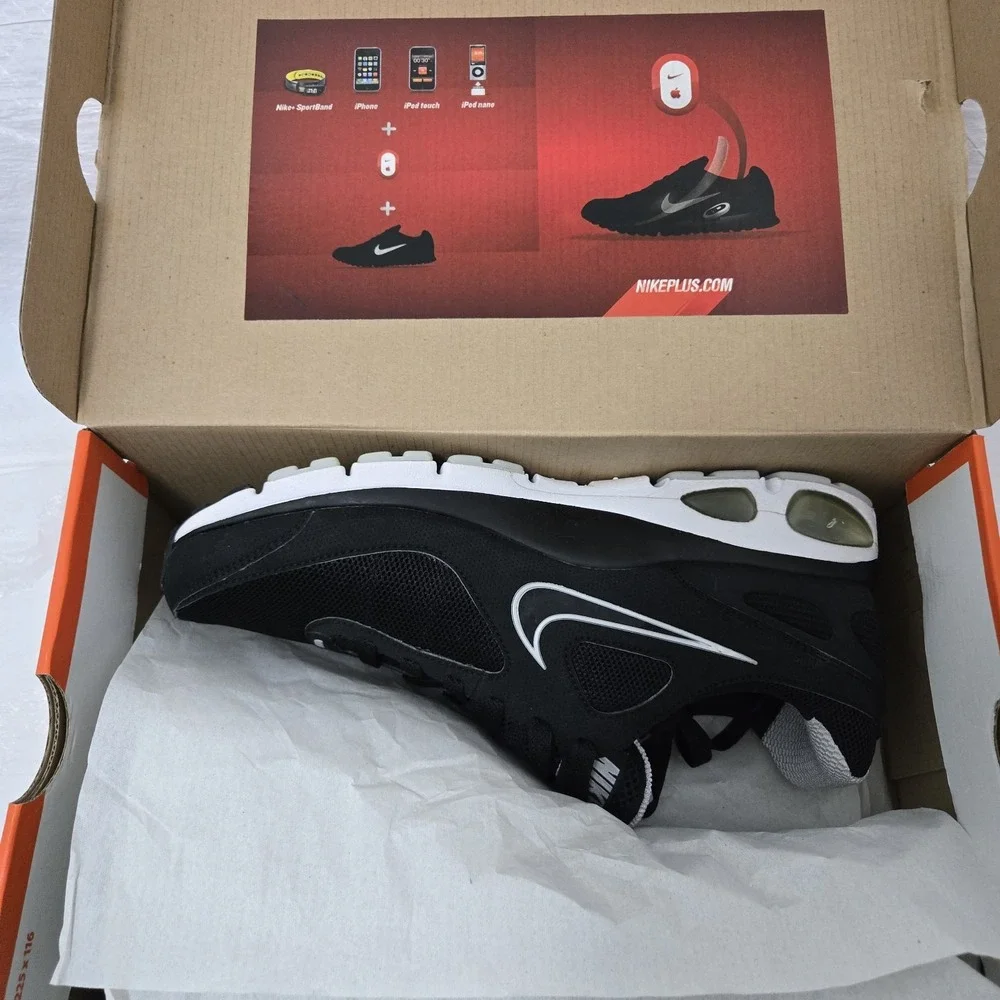 Nike Air Max Turbulence+  Black Silver Men's Size 10 NEW with Box
